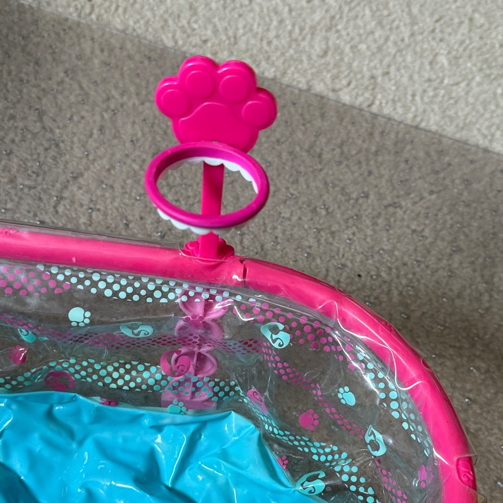 Barbie Doll Pool Party Set with Pink and Blue Accessories - Picture 6 of 8